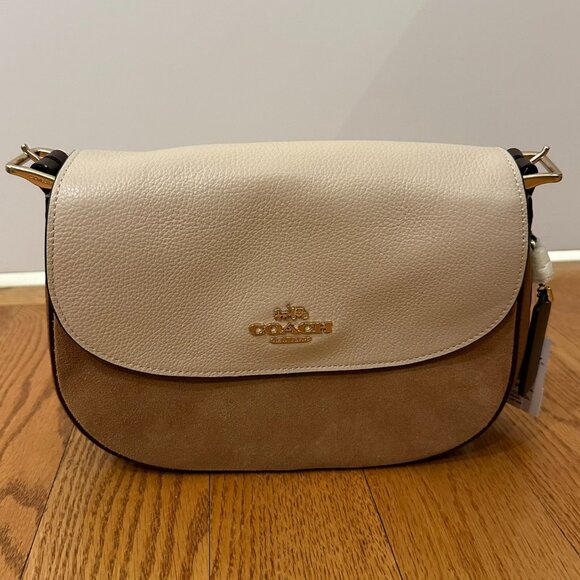 Coach Macie Saddle Bag In Colorblock - Picture 2 of 8